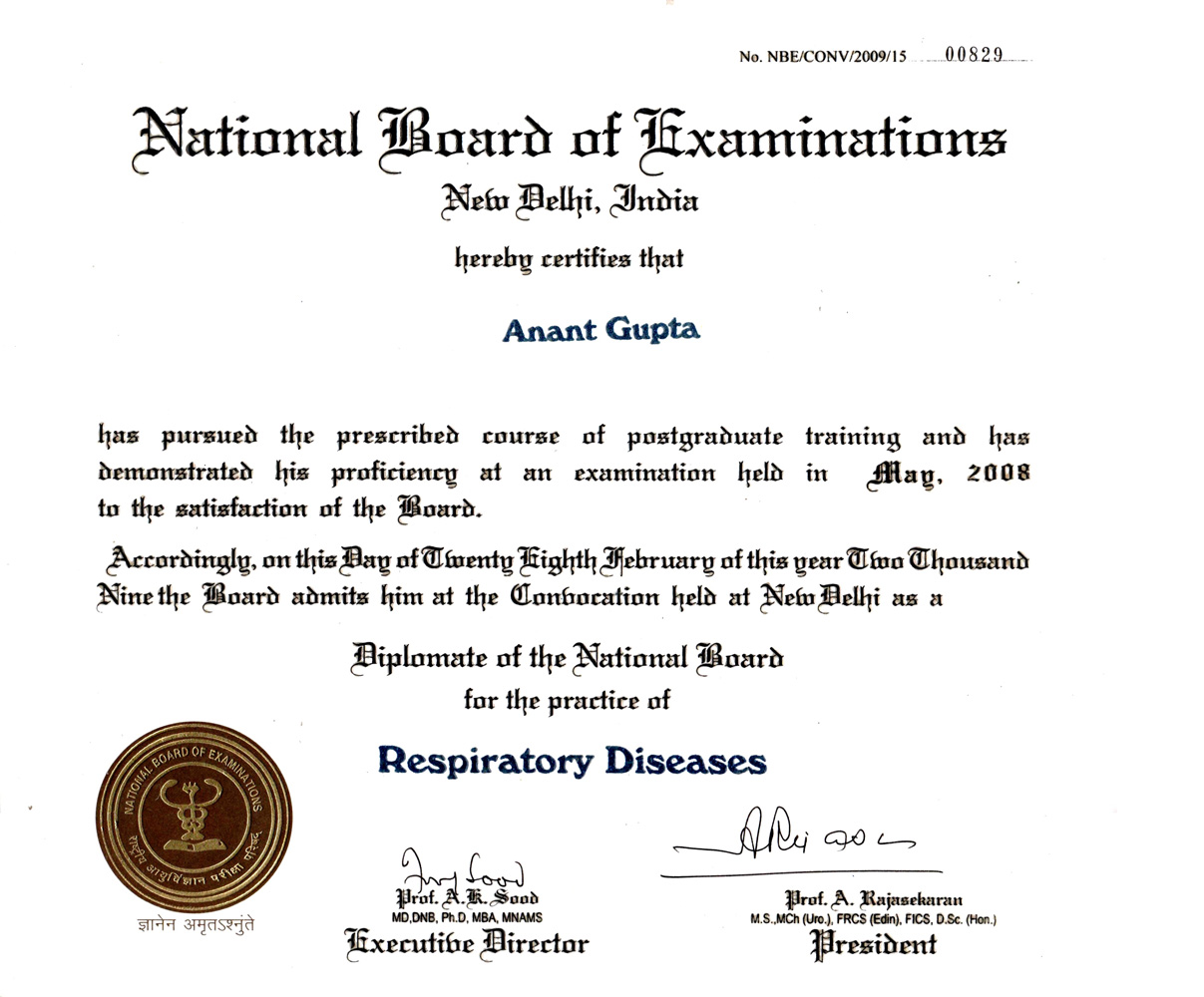 DNB · Respiratory Diseases